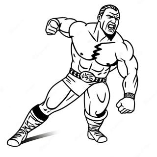 Raskraska S Pozoi Superzvezdy Wwe 82985-24388