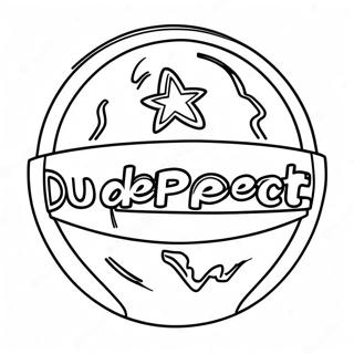 Raskraska Logotipa Dude Perfect 83163-24523