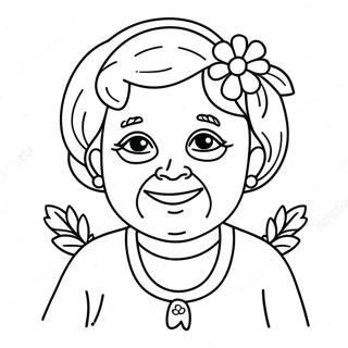 Milaia S Dnem Materi Babushka Raskraska 83291 24627