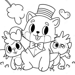 Raskraska Tuksedo Sema Igraiushchego S Druziami 84904-25976