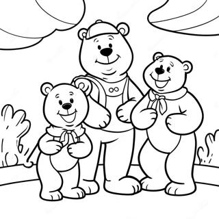 Semeinoe Vesele Medvezhat Berenstein Raskraska 85033 26078