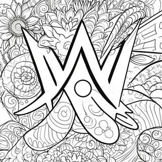 Raskraska Logotipa Wwe 85289-26276