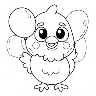 Milaia Chika S Vozdushnymi Sharami Raskraska 87645 28107