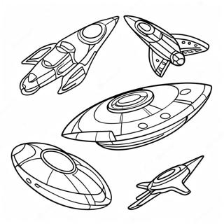 Galakticheskie Kosmicheskie Korabli Raskraska 87698 28151