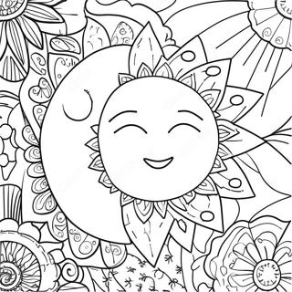 Kapriznoe Bogemnoe Solntse I Luna Raskraska 88443-28907