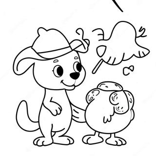 Raskraska Prikliucheniia Bluey I Bingo Na Den Blagodareniia 89010 29343