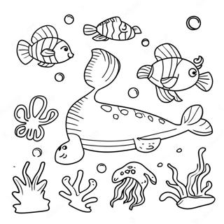 Raskraska Morskie Zhivotnye 89161-29454