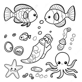 Raskraska Morskie Zhivotnye 89161-29455