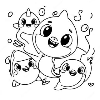 Malyshak Tantsuet S Druziami Raskraska 8928-2639