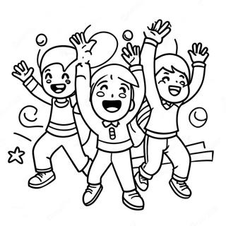 Raskraska Vzvolnovannykh Detei Na Okonchanii Shkoly 90198-30270