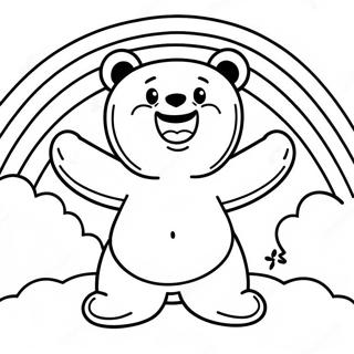Schastlivyi Medvezhonok Na Raduge Raskraska 90300 30342