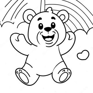 Schastlivyi Medvezhonok Na Raduge Raskraska 90300 30344