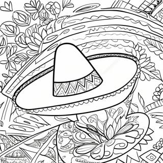 Raskraska Traditsionnoi Meksikanskoi Shliapy 90560-30548