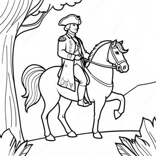 Raskraska Dzhordzha Vashingtona Na Loshadi 90714-30665