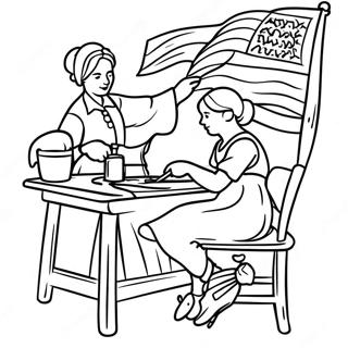 Raskraska Betsi Ross Shiushchei Flag 90715-30672