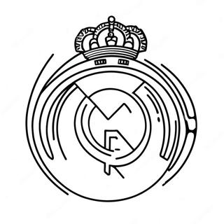 Raskraska Logotipa Real Madrid 90814-30737