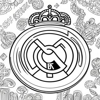 Raskraska Logotipa Real Madrid 90814-30738