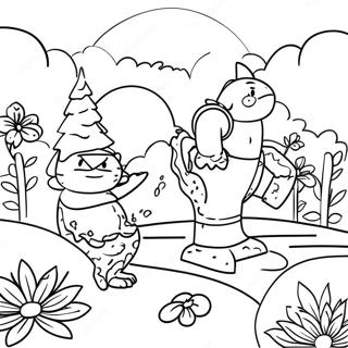 Сад Банбана 5 Раскраски