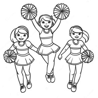 Raskraska Chirliderov Vypolniaiushchikh Triuki 91458 31309