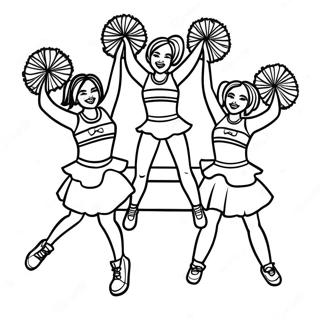 Raskraska Chirliderov Vypolniaiushchikh Triuki 91458 31312