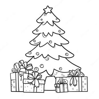 Raskraska Vintazhnoi Rozhdestvenskoi Elki 91684-31484