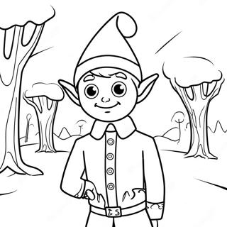 Raskraska Elfa V Snezhnyi Den 92765-32338