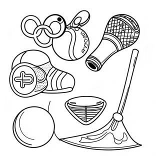 Raskraska Olimpiiskogo Sportivnogo Inventaria 92790 32353