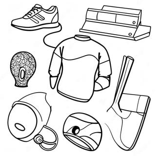 Raskraska Olimpiiskogo Sportivnogo Inventaria 92790 32354