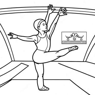 Raskraska Olimpiiskoi Gimnastki 92791 32358