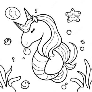 Raskraska Iarkogo Edinoroga I Rusalki Pod Vodoi 93380-32810