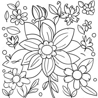 Iarkie Tsvety Na Den Materi Raskraska 93764-33107