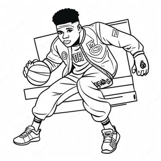 Raskraska S Nba Youngboy V Stilnoi Odezhde 94463-33714