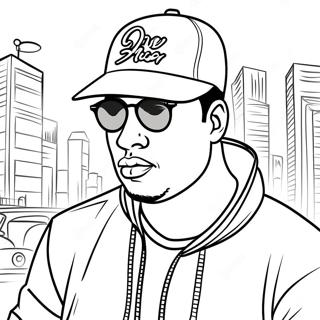 Raskraska S Krutym Khip Khop Gangsterom V Kepke 94487-33724