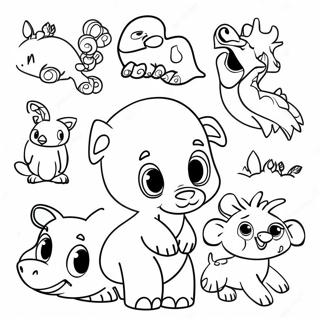 Raskraska Udivitelnykh Zhivotnykh Bytiia 94773-34090