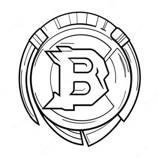 Raskraska Logotipa Bruins 95003-34258