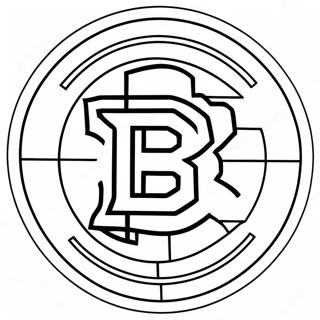Raskraska Logotipa Bruins 95003-34259