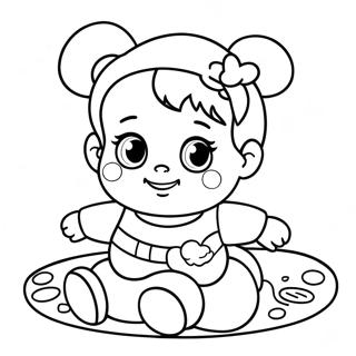 Raskraska Miloi Kukly Zhivogo Mladentsa 95080 34323