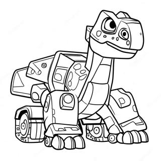 Dinotrux Раскраски