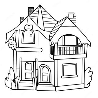 Prichudlivaia Raskraska Bumachnogo Domika Toka Boka 95821-34948