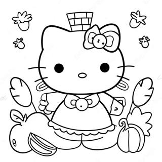 Raskraska Hello Kitty Na Den Blagodareniia 96076-35135