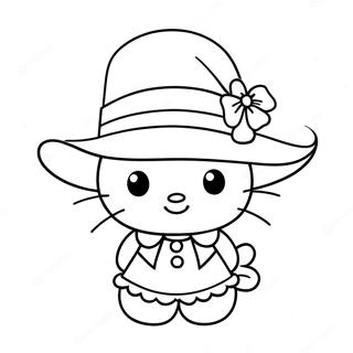 Hello Kitty V Shliape Piligrima Raskraska 96078-35141