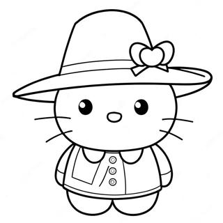 Hello Kitty V Shliape Piligrima Raskraska 96078-35143