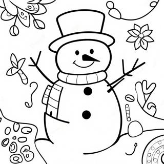 Raskraska Slozhnogo Snegovika 96132-35192