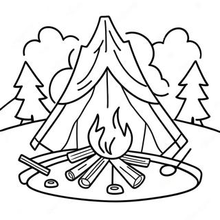 Uiutnyi Koster Pod Zvezdami Raskraska 96181-35217