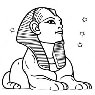 Raskraska Sfinksa Pod Zvezdnym Nebom 96698-35624