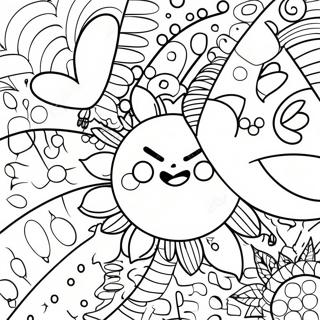 Raskraska Abstraktnogo Iskusstva Romero Britto V Iarkikh Tsvetakh 96774-35846