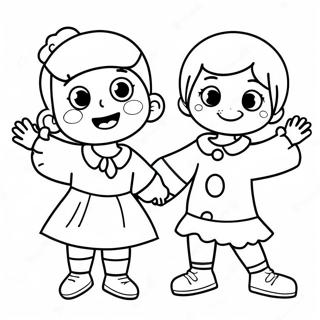 Raskraska Schastlivykh Detei Podderzhivaiushchikh Borbu S Rakom 97007 36034