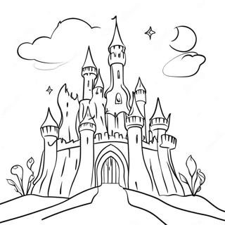 Raskraska Tainstvennogo Temnogo Zamka 97287-36244