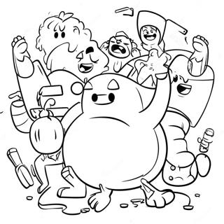 Personazhi Brozona V Deistvii Raskraska 97647-36613