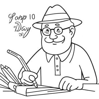 Kreativnaia Raskraska Dlia Dnia Ottsa S Dedushkoi 97803 36784